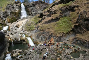 Les sources chaudes du lac segara