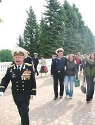 Au palais de Peterhof