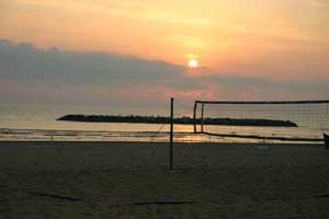 la plage de Pesaro