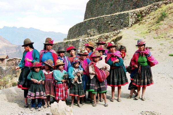 La forteresse inca de Pisac : La chorale