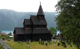 église en bois debout