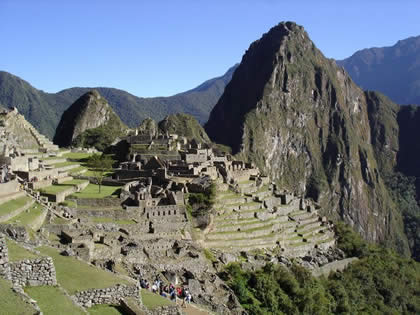 Le Macchu Picchu et les terrasses