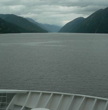 Vue du bateau