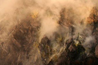 Le souffre du merapi