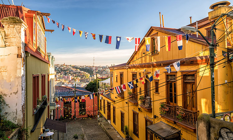 Valparaiso de haut en bas