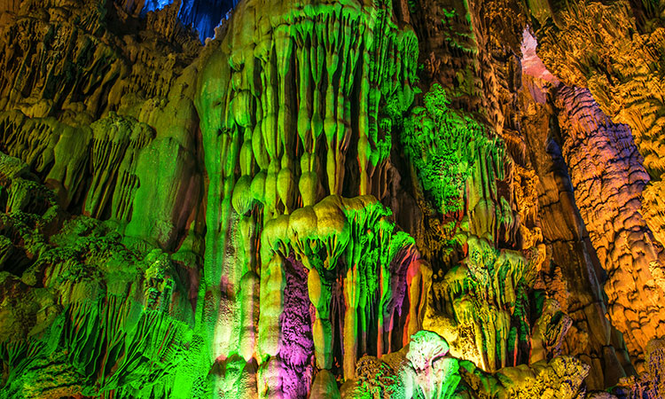 La Grotte de la Flûte de Roseau, Chine