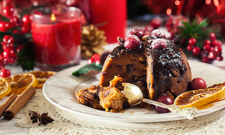 Le Christmas pudding anglais