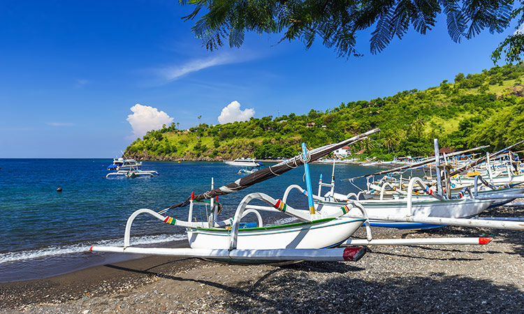 bali amed plage