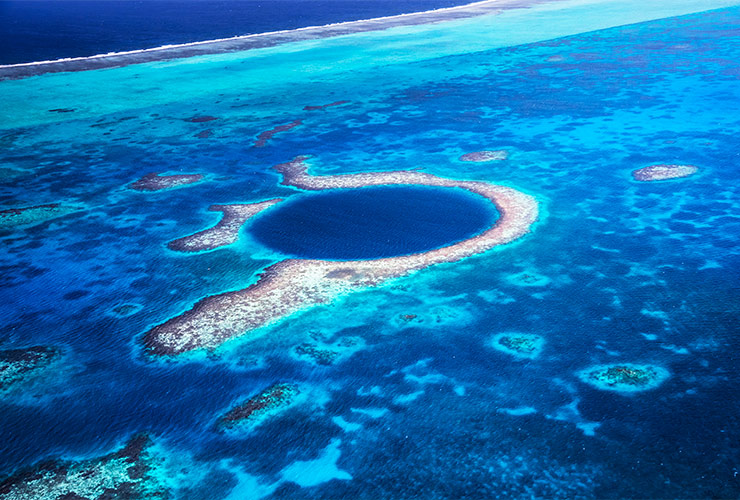 Le Grand trou bleu au Belize