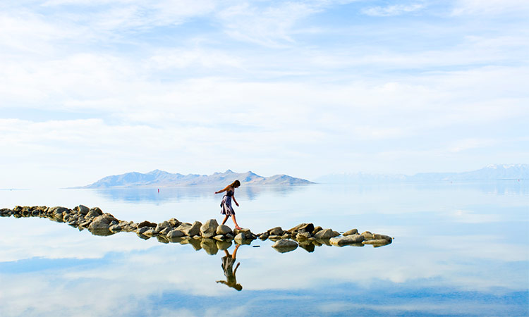 Grand lac salé Utah