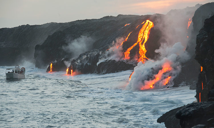 Volcan lave