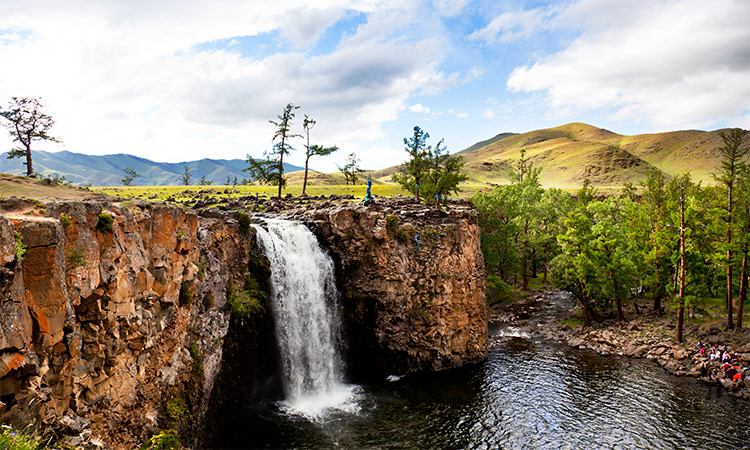 cascade orkhon mongolie