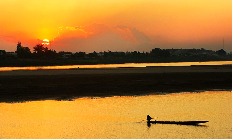 Vientiane sunset