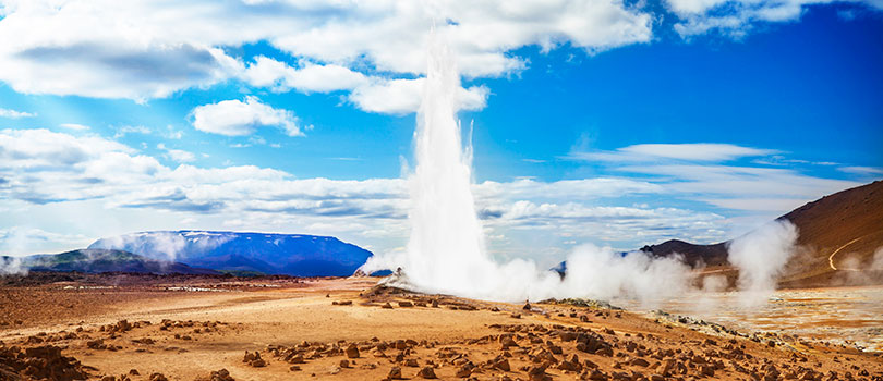 Geyser à Haukadalur, Islande