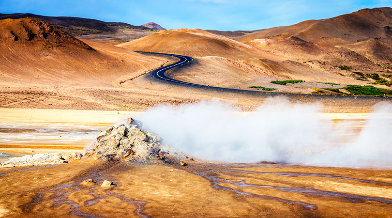 Zone géothermique Hverir, Islande