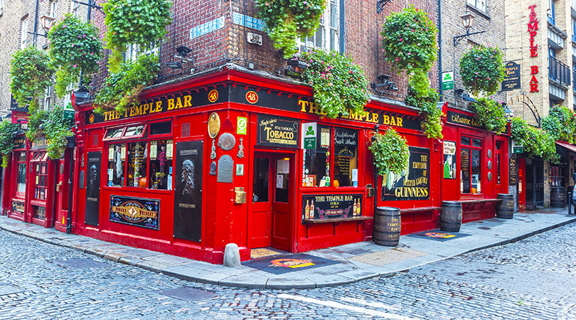 Le Temple bar, Dublin