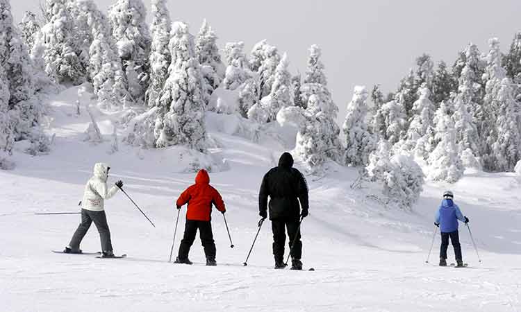 Ski en février : respirer de l’air frais