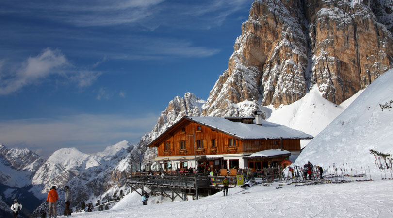 station ski Cortina d'Ampezzo, Italie 