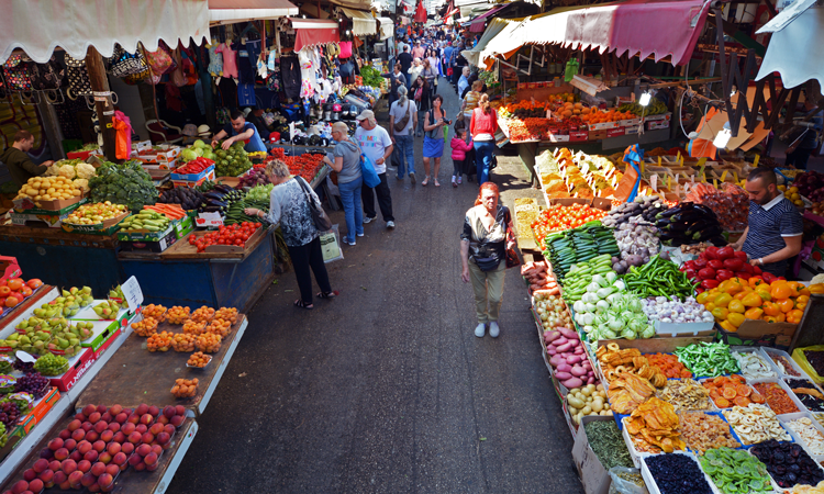 le marché du Carmel Tel Aviv