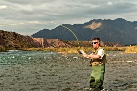 Partie de pêche en Argentine et au Chili